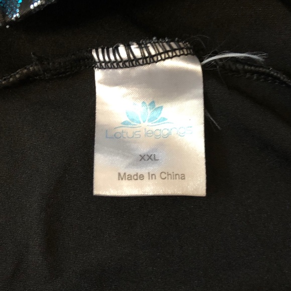Lotus Leggings Mermaid Leggings Size XXL - Picture 7 of 8